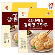 팔도맛쟁이 사조오양 호떡쌀 갈비맛 군만두, 2개, 1kg