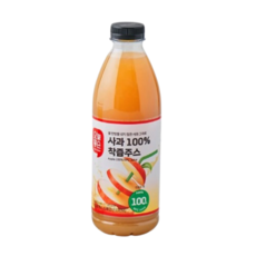 오늘좋은 사과 100% 착즙주스, 3개, 1L