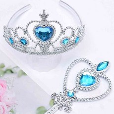 삼안 공주왕관 5종셋 블루 연극소품