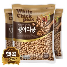 현대농산 수입 병아리콩 500g, 3개