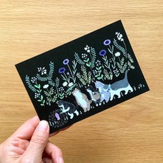 日本4legs插畫家明信片 [貓之國的邀請函], 1個