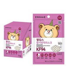 웰킵스 뉴스마트 황사마스크 KF94 초소형, 25개입, 4개, 백색