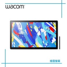Wacom Cintiq 24 touch 創意觸控繪圖螢幕 DTH246 K0C Typc C板-Wacom 旗艦店, 不加購貼膜,加購HDMI連接線