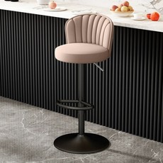 홈바 의자 바 스탠딩 바텐 조절 높이 스탠드바, 2. 쉘연갈색 블랙