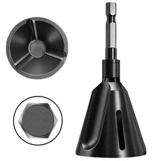 tinduo 디버링툴 전산볼트 면치기 외부 모따기 드릴육각 스테인리스강 주철 구리 탄소강등 적용, 1개