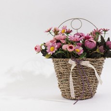라난귤러스 조화바구니 화동바구니 벽걸이장식 gaj*57753wg, 본상품선택, 1개