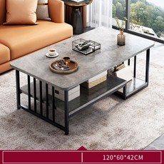 대리석 거실테이블 수납형 거실 소파 테이블 거실 티테이블 1200mm, 그레이*Z