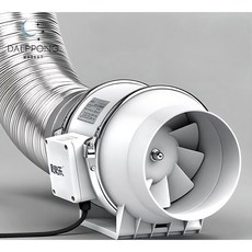 환기구 덕트팬 강력 흡기 저소음 욕실 주방 모터 환풍기, 3. 대형4인치 100mm 단일방향 싱글팬, 1개