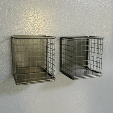 슈랜헤이 마그네틱 다용도 소형 자석선반 2개 세트, 블랙