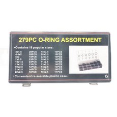 오링 모음 키트 세트 니트릴 고무 고압 R 씰링 배관 자동차 및 수도꼭지 수리용, 기타, 279PCS