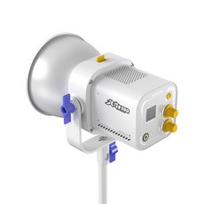 Sidande RGB 全彩 LED 光錐超亮直播燈 攝影燈 專業打光 15種燈光特效 RA 95極致顯色 通用保榮卡口, 1個, 100W(COB100) - 極光白, 100W(COB100) - 極光白