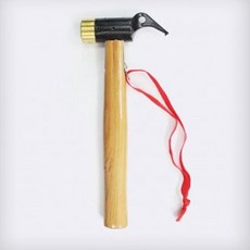 고급 캠핑망치 니켈황동 헤머 텐트 타프 설치, 캠핑용해머, 1개