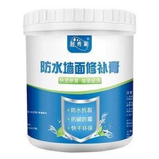 無品牌 防水防黴抗裂補牆膏 牆面修補膏 壁癌修繕, 1個, 1kg裝 +工具