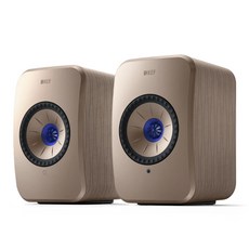 KEF LSX II Hi-Fi 主動式無線喇叭 台灣公司貨，支援串流播放，簡化音響系統，享受極致音樂體驗, 金色