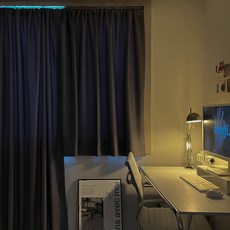 로이 암막 가리개커튼 6색상 창문 가림막 베란다 현관 중문 방풍 방한 원룸