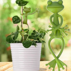 식물 고정 집게 원예용 유인 화초 줄기 고정 클립 재배 개구리