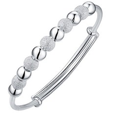 九珠轉運兒童銀手鐲 B411 (抗敏/滿月/周歲禮)