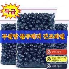 1/1+1타이완산 특급 무설탕 블루베리 건조과일 프리미엄 블루베리 건조과일 블루베리 견과류, 2개, 100g