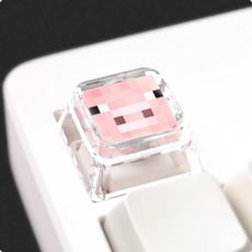 마인크래프트 기계식 키보드 투명 키캡, 1개, 4