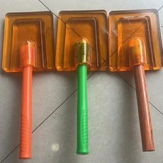 加厚加重地板拍打地磚 瓦工專用膠拍, 1個, 黃色地板拍18長16寬木把