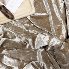 CRT 023 탐나요 빈티지 패턴 벨벳 스판 원단 무늬 패브릭 무지 대폭 천, 1개, 베이지