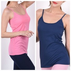 [BJMarket] 여성 스포츠웨어 컬러 끈나시 프리 여성쿨나시 여성스포츠웨어 여성여름나시