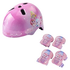 2026 삼천리 티니핑 헬멧 + 보호대 2종 세트, 1개, 핑크