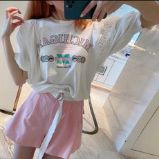 雪莉小姐服飾 夏日鉤花蕾絲拼接燈籠袖棉tee，舒適透氣棉質上衣，修飾手臂線條，展現浪漫優雅氣質, 1個