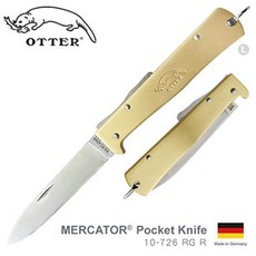 OTTER Mercator 黃銅握柄折刀, 1個