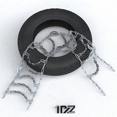 1PZ JPU-M98 14단 100/90-10 스노체인 타이어 오토바이 하이 그립 고밀도 미끄럼 방지 눈길 모래지, 1개