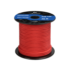 파라코드 3mm 30M 100% 나일론 Type II 3가닥 캠핑 공예 아웃도어용, 레드