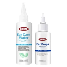 KOJIMA 潔耳液 犬貓適用 溫和清潔耳道 除耳垢 寵物耳部護理, 1個, 120ml