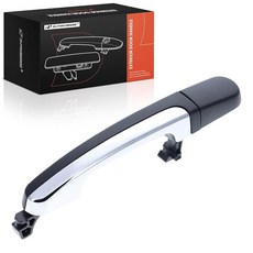 A-Premium 포드 타우러스/토러스 X 2008-2009와 호환되는 전면 오른쪽 또는 후면 왼쪽 또는 후면 오른쪽 외부 도어 핸들 크롬 인서트가 있는 프라이밍 블랙 교, A-Premium 포드 타우러스/토러스 X, 2008-