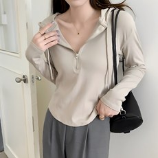 반집업 반집업후드티 여자후드티 여고생후드티 여성봄티셔츠