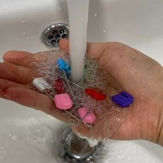 잘녹슬지않는 이불고정옷핀 대형 10P 안전스텐옷핀, 10개