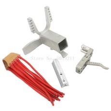 기계 새총 diy 액세서리 2525mm 슬라이딩 모듈 스테인레스 스틸 트리거 강한 고무 밴드 새총 accessori, 세트 b, 1개