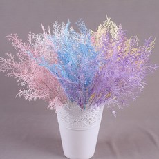 조화 안개꽃 스모그 컬러 나뭇가지 20X35cm 6색 택1, 화이트  ___ 두개입*1봉, 화이트___두개입X1봉, 본상품선택