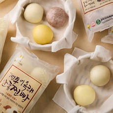 이옥래 전통 안흥찐빵 10개입 5종 (총50개) 오리지널10+단호박10+흑미10+달콤한단팥10+달콤한옥수수10
