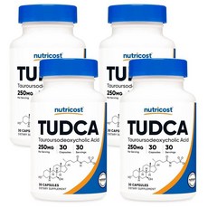 뉴트리코스트 터드카 250mg 캡슐, 4개, 30정