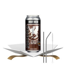 GROVE 루트 비어 473ml 2개 세트, 1개