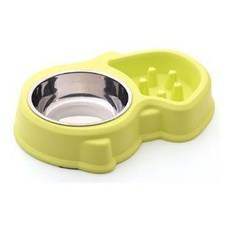 다람쥐 녹색 급체방지식기 애견식기 강아지밥그릇 72719pc 1(EA), 1개