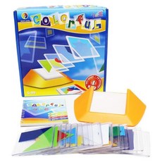 컬러풀 도형카드 퀴즈퍼즐 학습보드게임 같은그림 유아교구장난감 가족게임 친구랑, 혼합색상