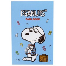 PEANUTS 史努比 56K 收支記帳本, 1個, 西裝