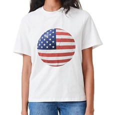 ReefSea 250주년 기념 티셔츠 애국 미국 국기 프리덤 티 월드컵 축구 저지 독립 경량 화이트-미국1 S