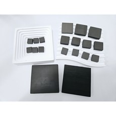 정사각스탬프 여분패드 크기별 10개 단위 판매(H1212 H1414 H2020 H3030 H6565), H1212 여분패드(10개)