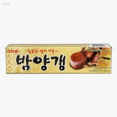 크라운 밤양갱 스틱 50g 수험생당충전 당떨어질때 가성비디저트 두뇌회전간식 할매니얼디저트, 1개
