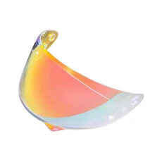 HJ34P 헬멧 바이저 교체 페이스 실드 렌즈 C10 경량 유연한 Klarsichtscheibe Viseira Capacete Anti Scrat, 10 Clear Red