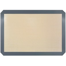 실리콘 베이킹 매트 16 5 L x 11 6 W 쿠키 시트 재사용 가능 빵을 만들기 위한 논스틱 안전 다크 그레이 오븐, Gray