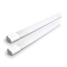 국산 LED 형광등 램프 18W 호환형 대체용 교체용 2개입, 1세트, 주광색