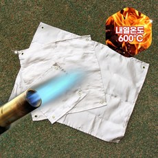 캠핑 화로 방염포 방염매트 화로받침방열포 방열시트, 1개